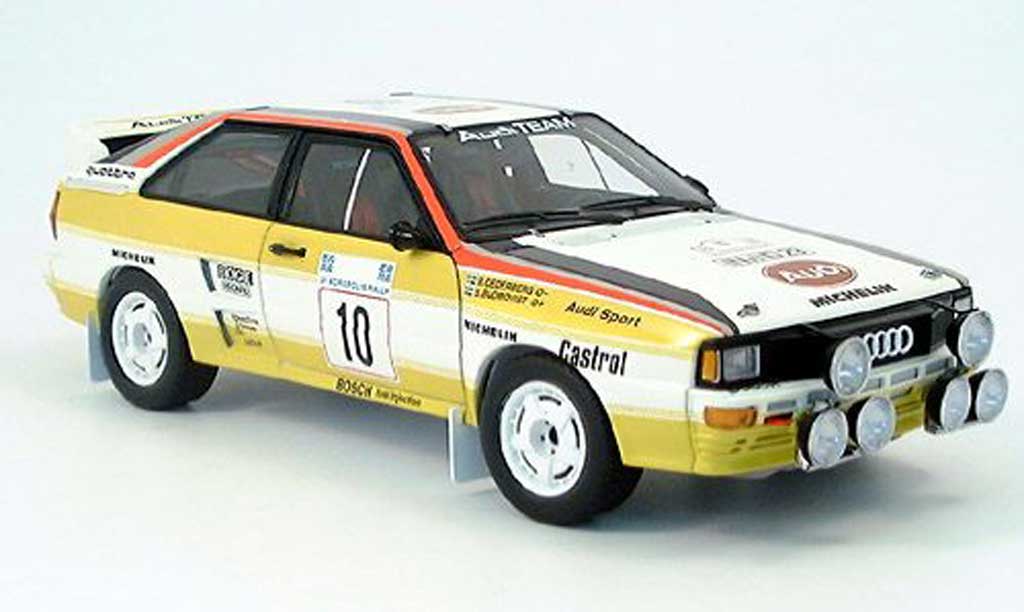 Audi Quattro Rallye 1/18 Autoart Rallye lwb blomquist acropolis 1984 modelauto
