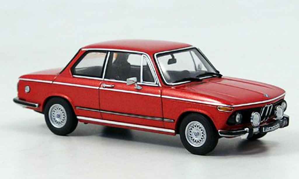 Bmw 2002 Tii 1/43 Autoart Tii tii L rood 1974 modelauto