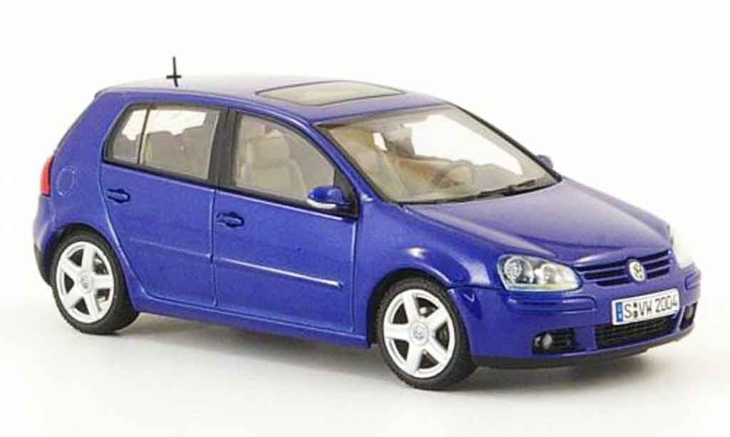 Volkswagen Golf V 1/43 Autoart V blauw 5 portes 2003 modelauto