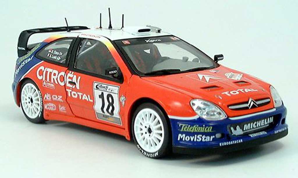Citroen Xsara WRC 2003 1/43 Sun Star WRC 2003 No.18 Total Rally Allemagne S.Loeb/D.Elena modelauto