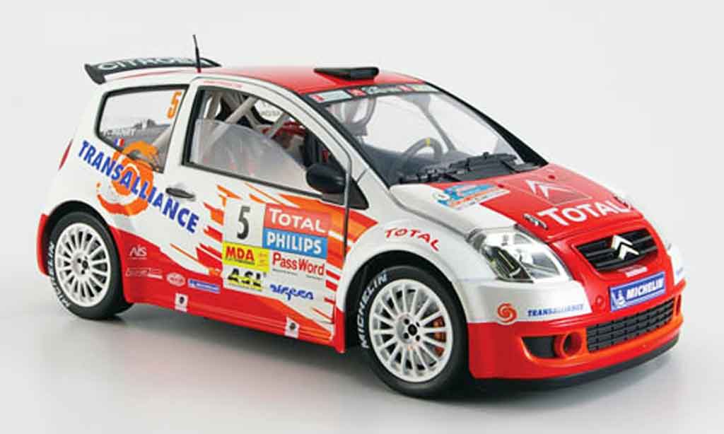 Citroen C2 S1600 1/18 Solido S1600 no.5 total jwrc 2004 modelauto