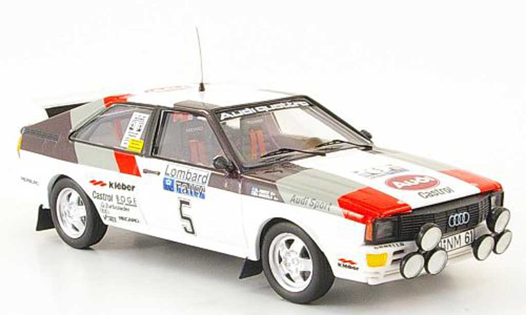Audi Quattro 1/43 Trofeu Sieger RAC Mikkola-Hertz 1981 modelauto