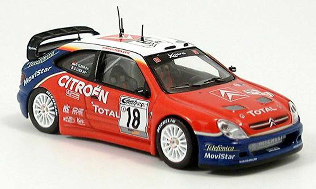 Citroen Xsara WRC 2003 1/43 IXO WRC 2003 Loed-Elena Sieger Deutschland modelauto