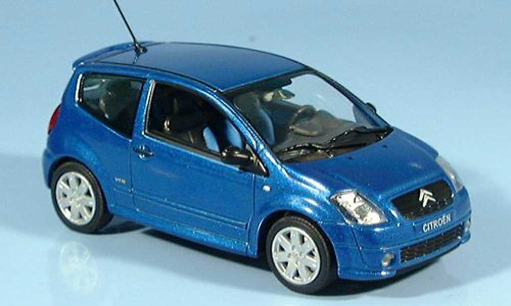 Citroen C2 1/43 Norev blauw 2003 modelauto