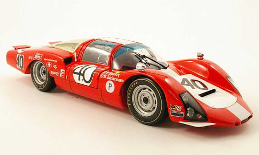 Porsche 906 1967 1/18 Minichamps 1967 lh no.40 squadra tartaruga 12h sebring d.spoerry r.steinemann modelauto