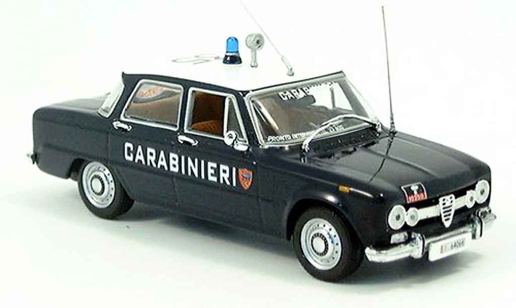 Alfa Romeo Giulia 1/43 Minichamps carabinieri italienische politie 1970 modelauto