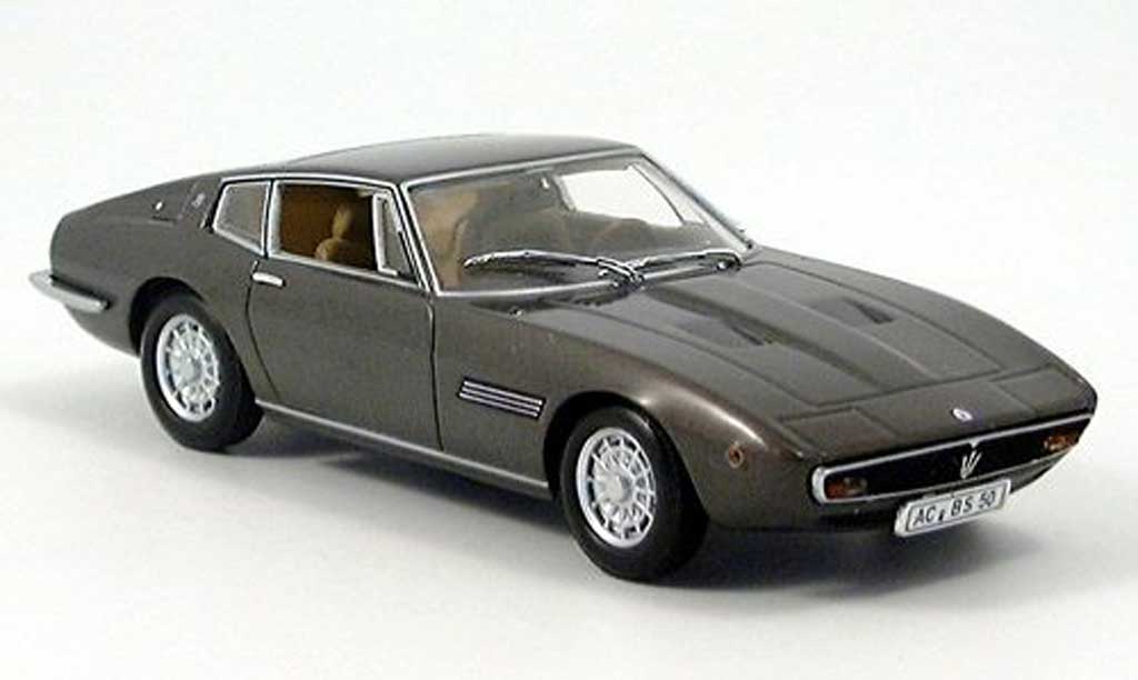 Maserati Ghibli 1/43 Minichamps Coupe bruin 1972 modelauto