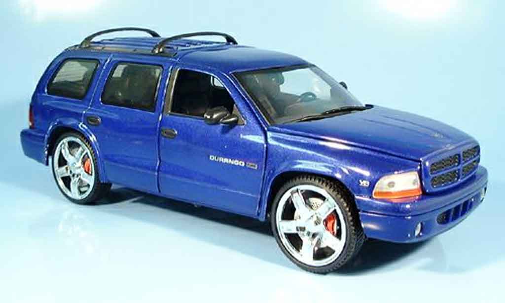 Dodge Durango 1/18 Ertl blauw modelauto