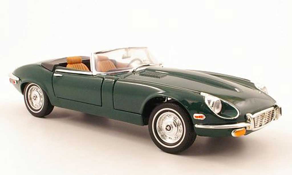 Jaguar E-Type 1971 1/18 Yat Ming 1971 grun modelauto