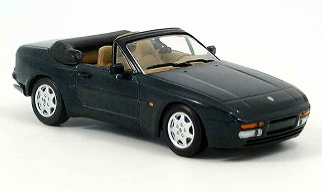 Porsche 944 1991 1/43 Minichamps 1991 Cabriolet grun modelauto
