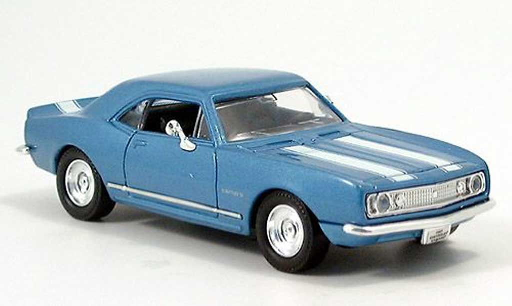 Chevrolet Camaro Z28 1/43 Yat Ming Z28 blauw/wit 1967 modelauto