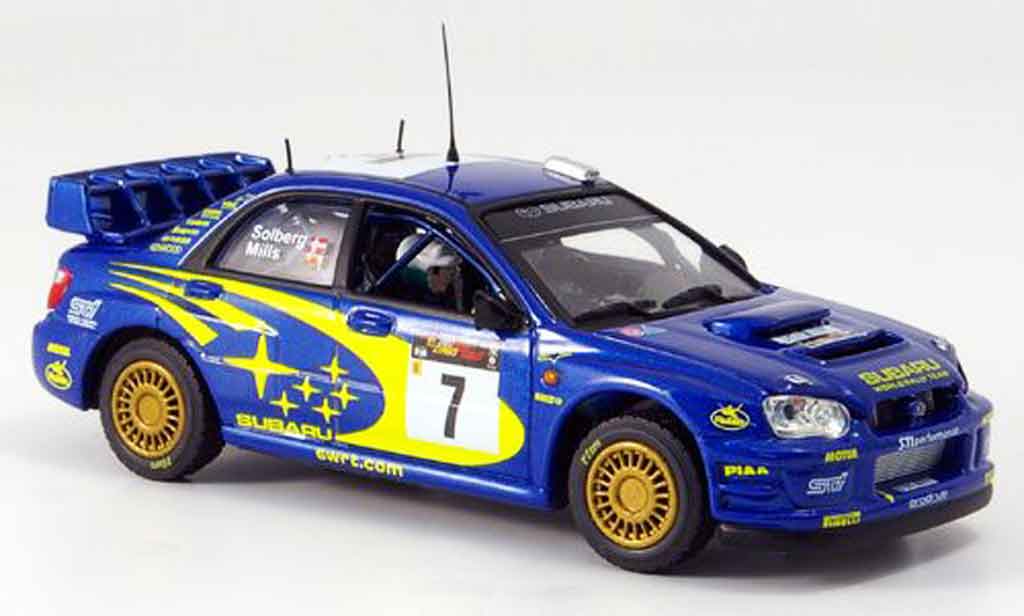 Subaru Impreza 1/43 Vitesse sieger zypern p. stolberg no. 7 2003 modelauto