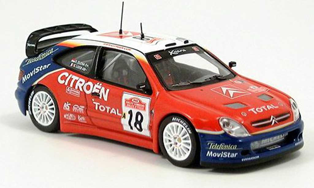 Citroen Xsara WRC 2003 1/43 IXO WRC 2003 Sieger Sanremo modelauto