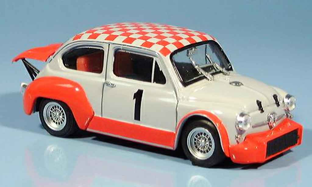 Fiat Abarth 1000 1/43 Brumm Gr. 2 70 No. 1 Coppa Carri Monza 1970 modelauto