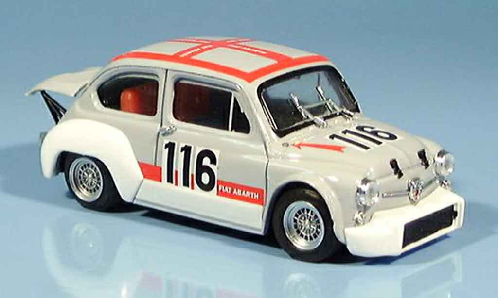 Fiat Abarth 1000 1/43 Brumm Gr. 2 70 No.116 Svolte di Popoli 1970 modelauto