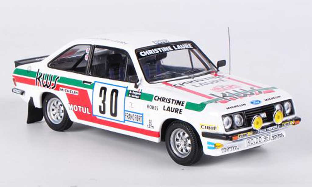 Ford Escort RS 2000 1/43 Trofeu RS 2000 MKNo.30 KWS Beguin/Ozoux Rally Monte Carlo 1979 modelauto