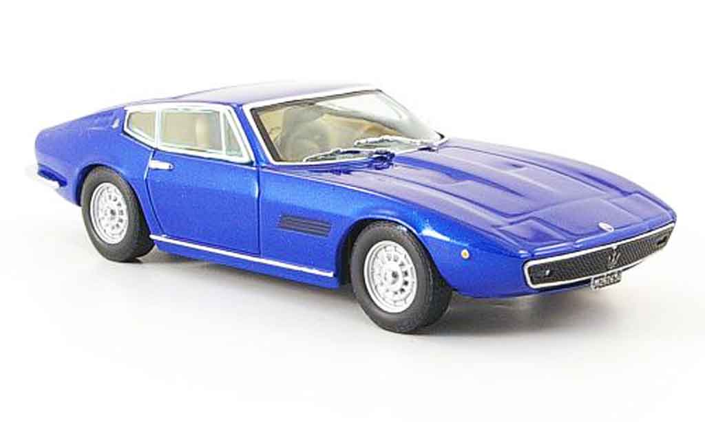 Maserati Ghibli coupe 1/43 IXO coupe ss blauw modelauto