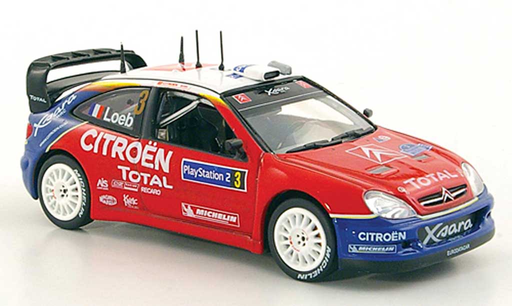 Citroen Xsara WRC 2004 1/43 Norev WRC 2004 No.3 S.Loeb / D.Elena Tour de Corse modelauto