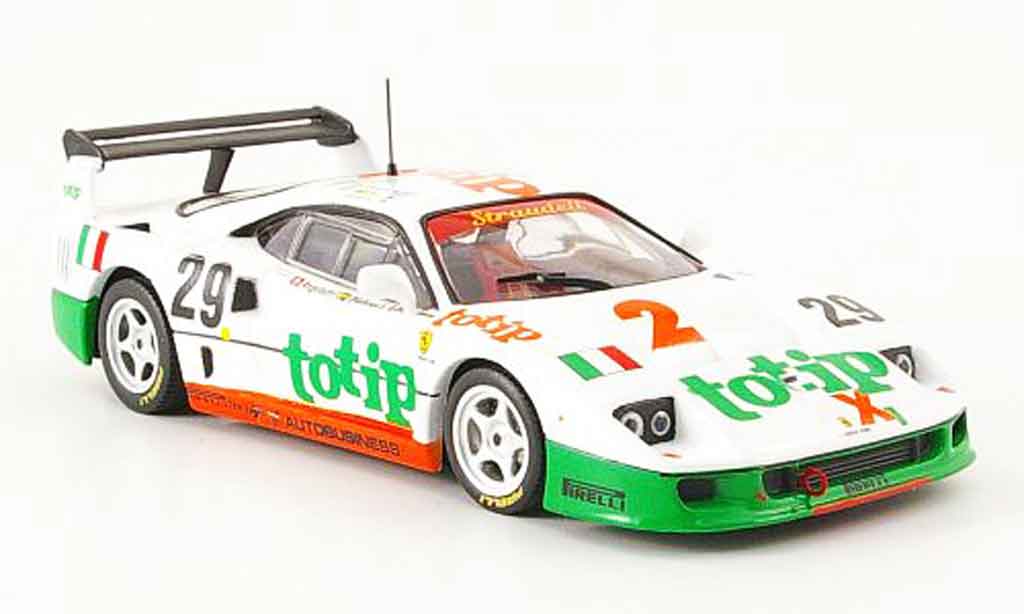 Ferrari F40 LM 1/43 IXO LM racing no. 29 totip 1985 modelauto