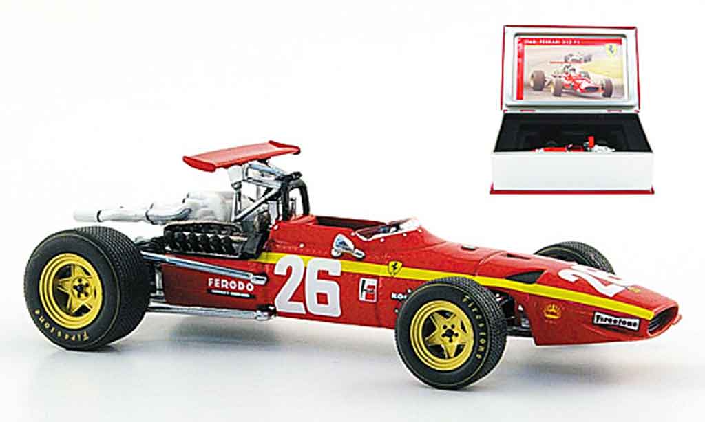 Ferrari 312 F1 1/43 IXO F1 no.26 sieger frankreich jacky ickx 1968 modelauto