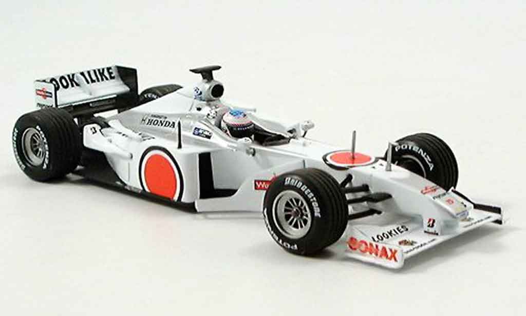 Honda F1 1/43 Minichamps BAR 002 T. Sato 1. Test Barcelona 2000 modelauto
