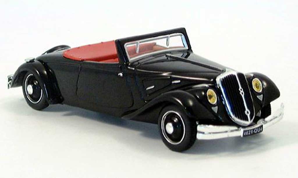 Citroen Traction 22 1/43 Norev 22 CV cabriolet zwart modelauto