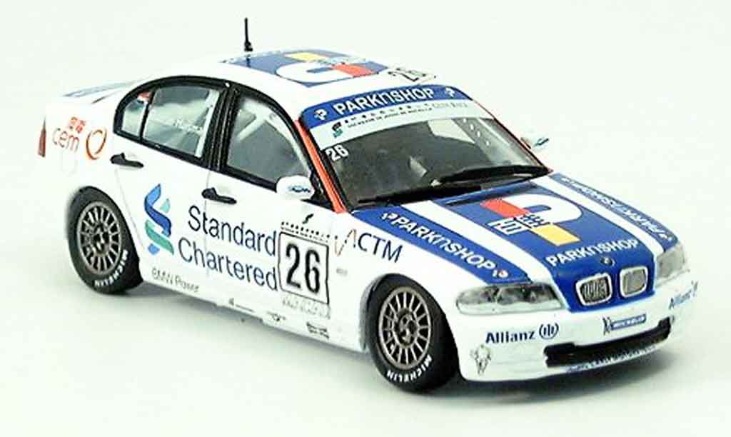 Bmw 320 E46 1/43 Spark E46 i No.26 Sieger Macau Huismann 2002 modelauto