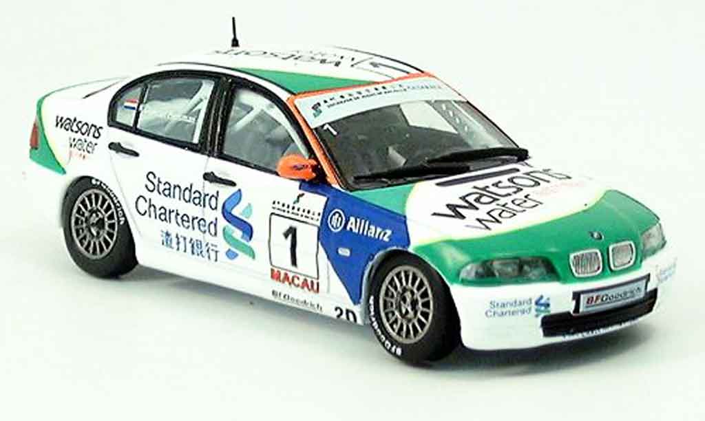 Bmw 320 E46 1/43 Spark E46 i No.1 Sieger Macau Huismann 2003 modelauto