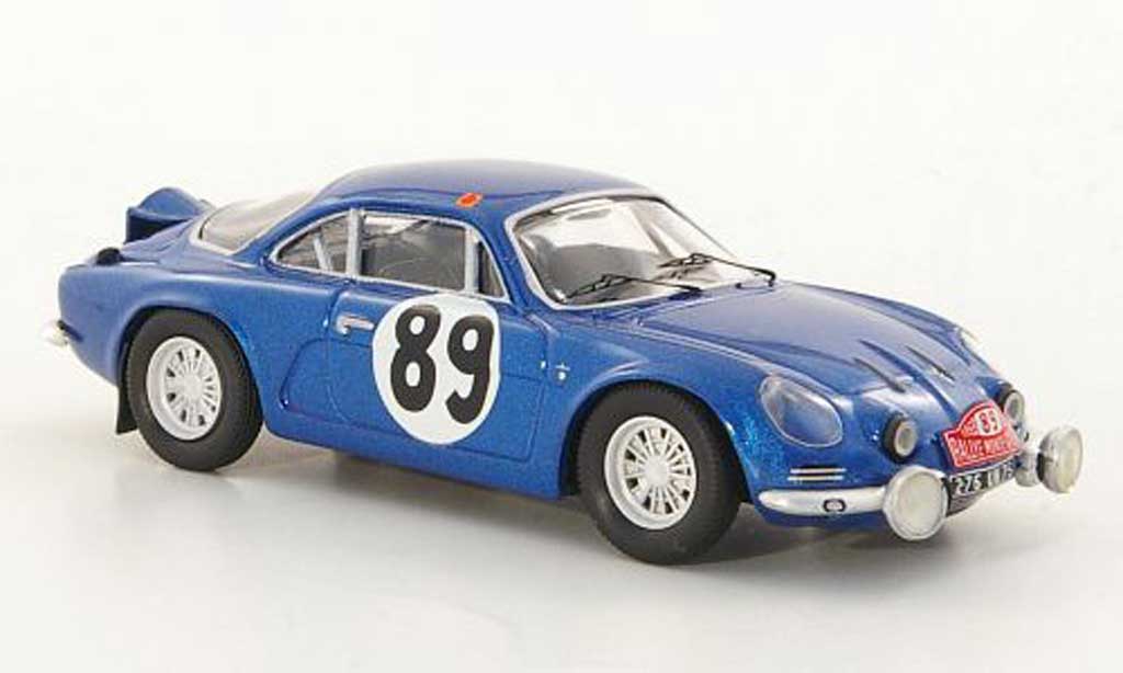 Alpine A110 1/43 Trofeu 1600 S No.89 Vinatier / Jacob Rally Monte Carlo 1968 modelauto
