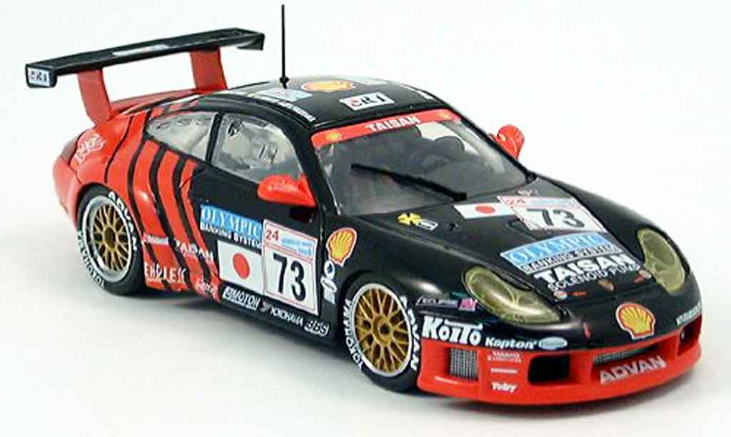 Porsche 996 GT3 1/43 Ebbro GT3 R LM Taysan No. 73 modelauto