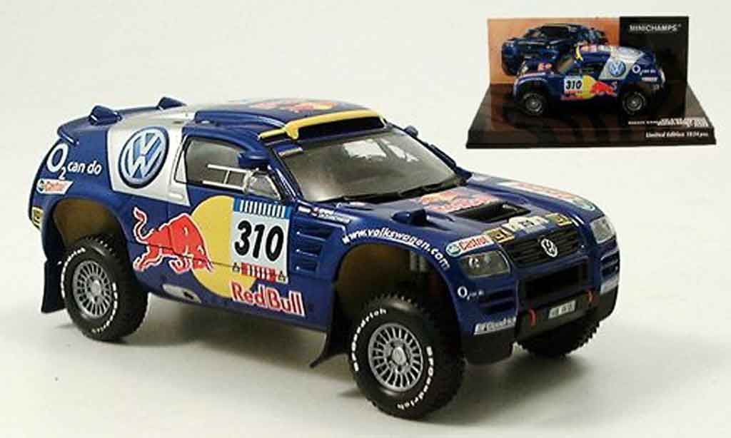 Volkswagen Touareg 1/43 Minichamps rallye dakar kleinschmidt pons 2005 modelauto