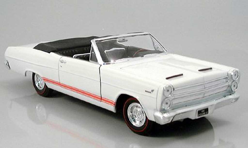 Mercury Cyclone 1/18 Yat Ming gt wit mit echtem leder 1966 modelauto
