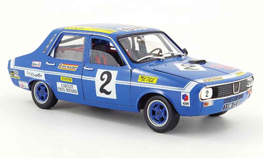 Renault 12 Gordini 1/18 Solido Gordini no.2 metge racing modelauto