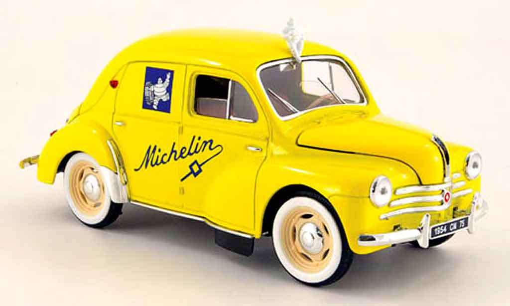Renault 4CV 1/18 Solido michelin 1954 modelauto
