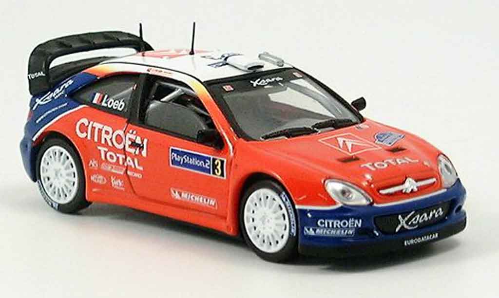 Citroen Xsara WRC 2004 1/43 Solido WRC 2004 weltmeister loeb modelauto