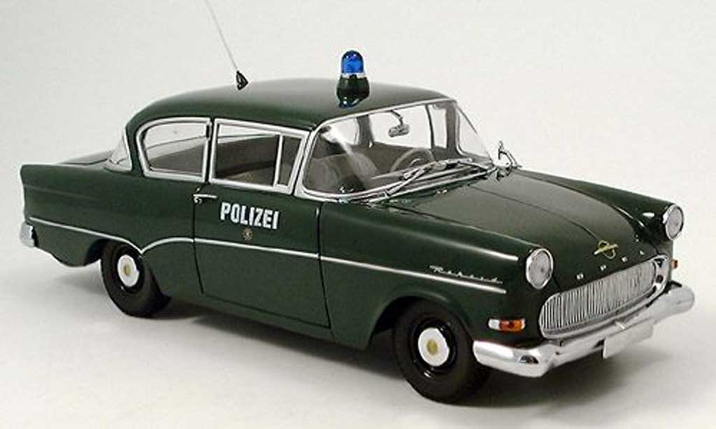 Opel Rekord 1/18 Minichamps p1 politie 1958 modelauto