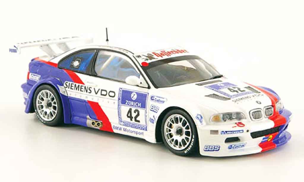 Bmw M3 E46 1/43 Minichamps GTR E46 Sieger Nurburgring Muller Muller Stuck La 2004 modelauto