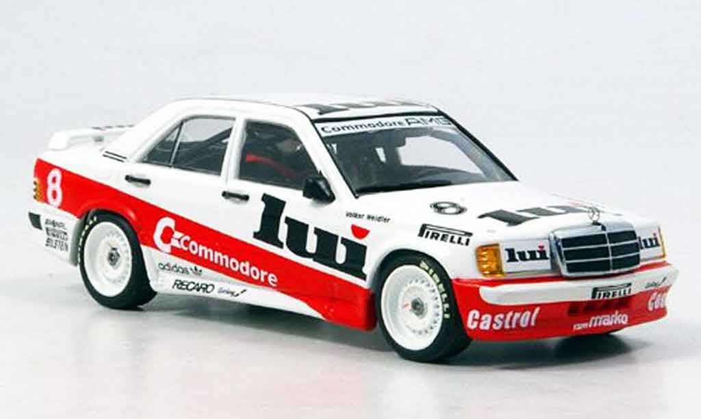 Mercedes 190 E 1/43 Minichamps E DTM Commodore Weidler 1986 modelauto