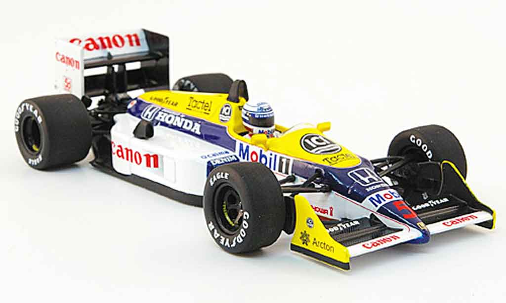 Honda F1 1/43 Minichamps Williams FW 11 B No.5 Canon GP Australien 1987 modelauto