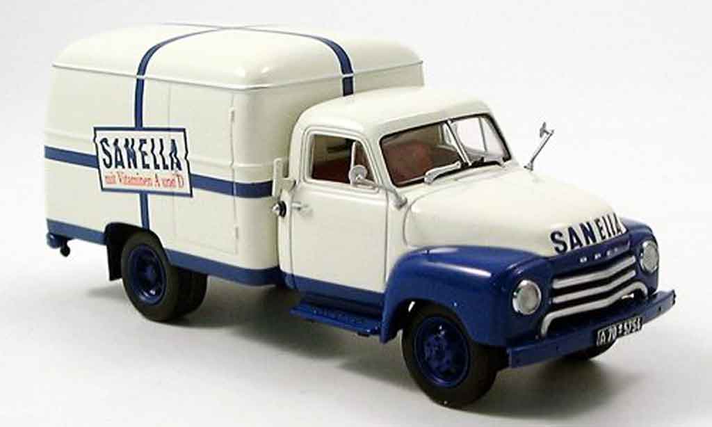 Opel Blitz 1/43 Minichamps 175 t koffer sanella modelauto