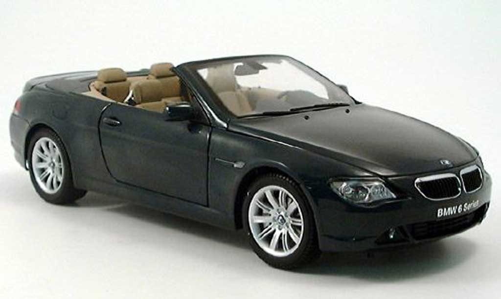 Bmw 645 E64 1/18 Kyosho E64 ci cabriolet grun modelauto