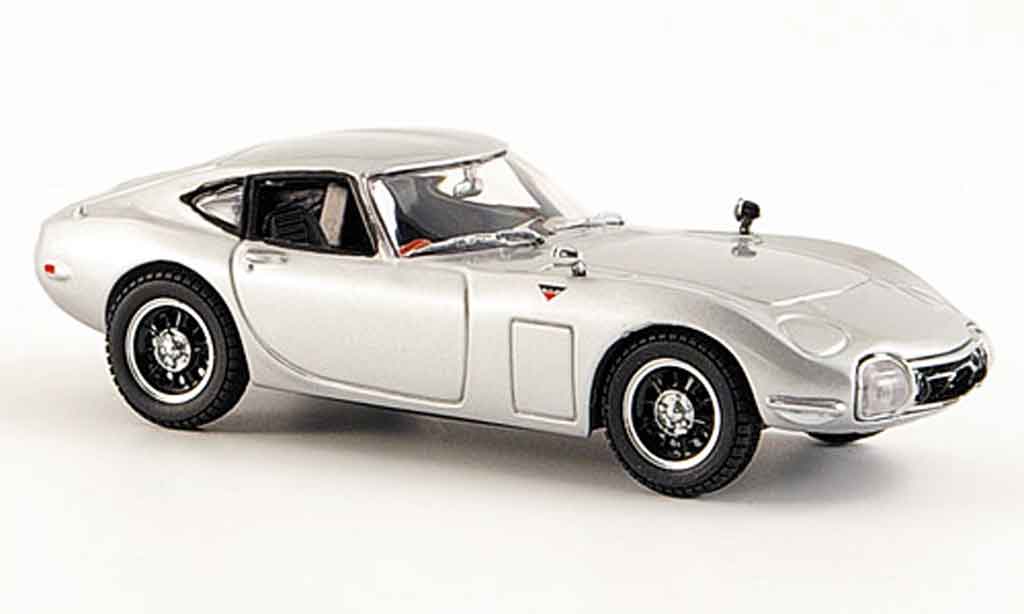 Toyota 2000 GT 1/43 Kyosho grijs metallic modelauto