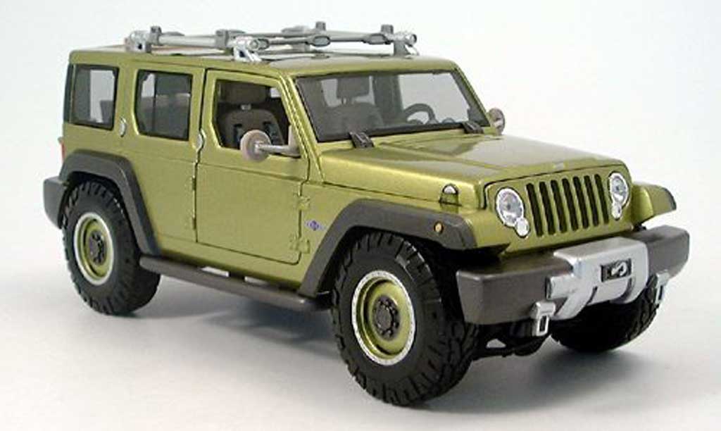 Jeep Rescue 1/18 Maisto concept grun 2005 modelauto