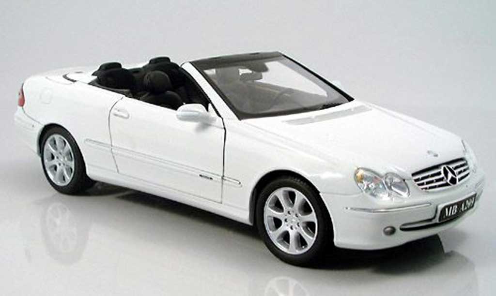 Mercedes Classe CL cabriolet 1/18 Kyosho K cabriolet wit 2003 modelauto