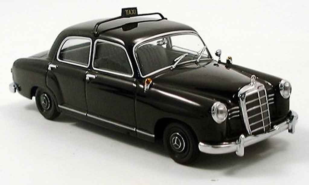 Mercedes 180 1/43 Minichamps Taxi zwart 1953 modelauto