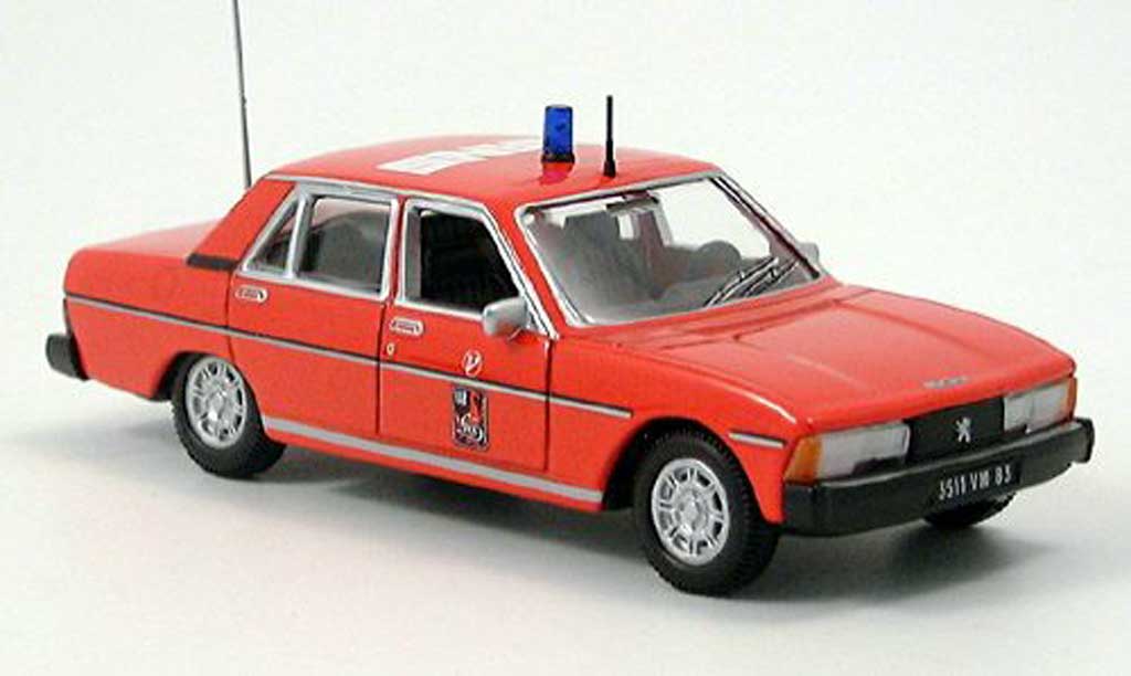 Peugeot 604 1/43 Norev brandweer modelauto