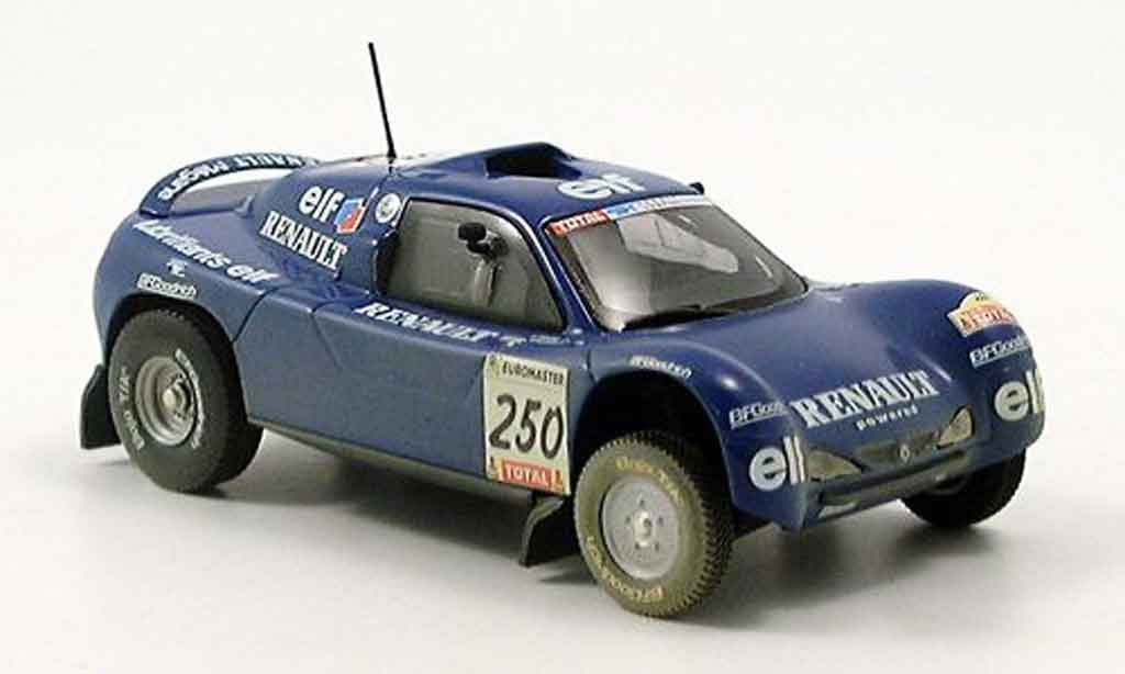 Renault Megane 1/43 Norev schlesser dakar avec schmutzeffekt 2000 modelauto