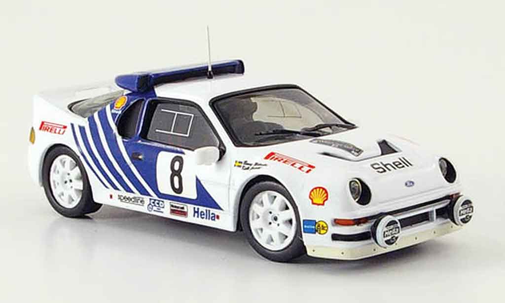 Ford RS 200 1/43 IXO Rallye Schweden Grundel Melander 1986 modelauto