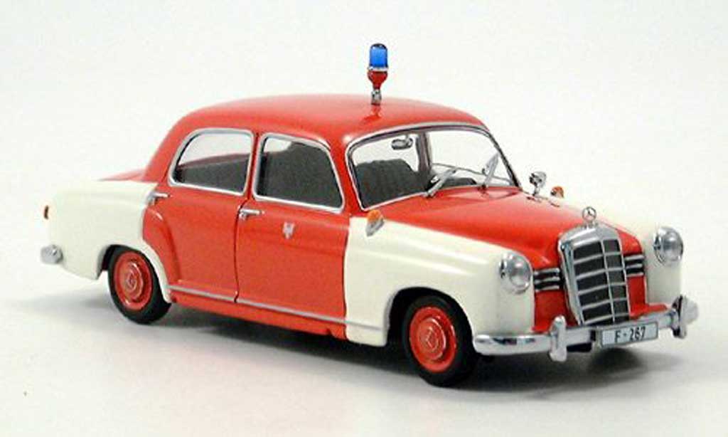 Mercedes 180 1/43 Minichamps Einsatzleitwagen Brandweer Frankfurt 1956 modelauto