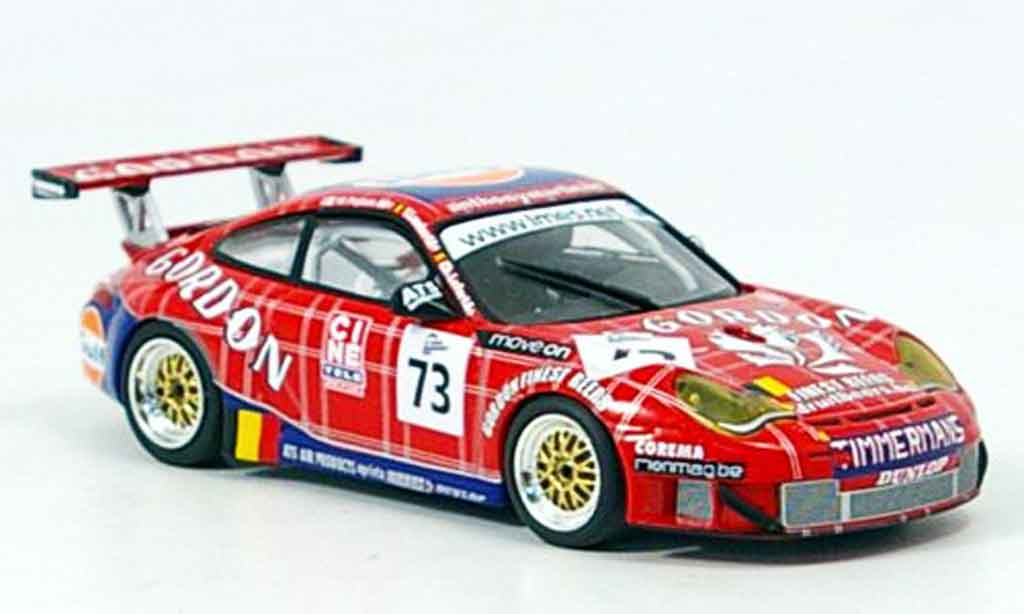 Porsche 996 GT3 RSR 1/43 Minichamps GT3 RSR Spa Lambert Lefort Palttala 2005 modelauto